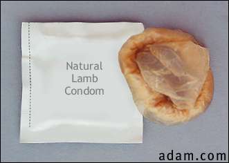 Natural lamb condom