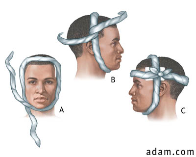 Head Bandage with Cravat